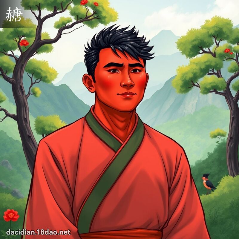 赯 - 國語大辭典配圖