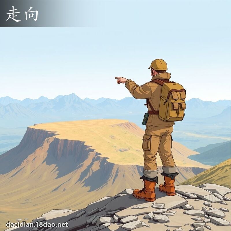 走向 - 国语大辞典配图
