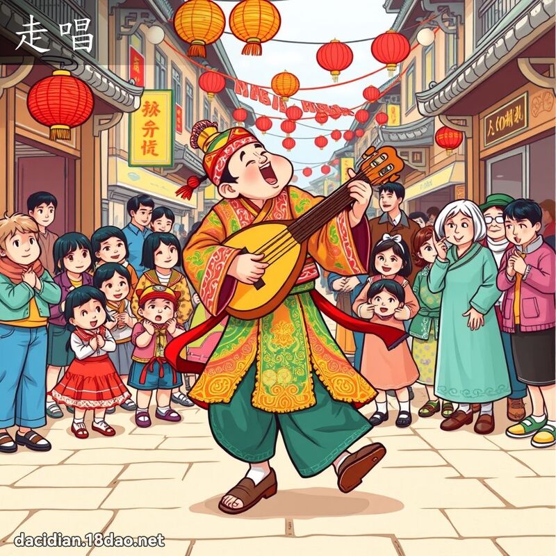走唱 - 國語大辭典配圖