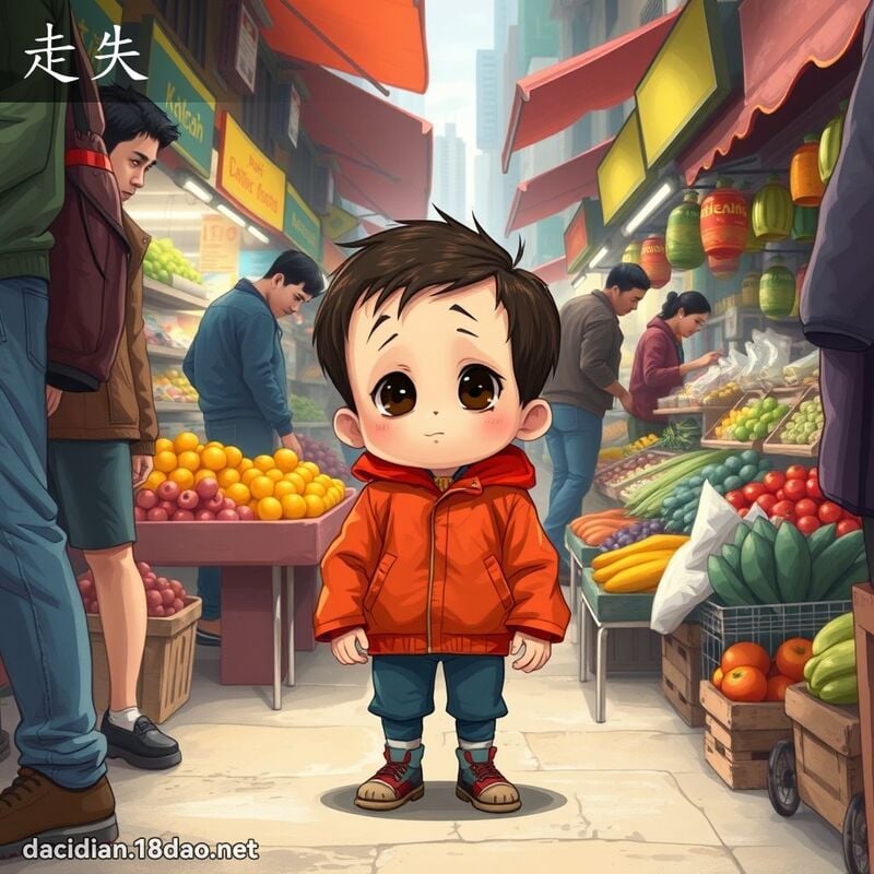 走失 - 國語大辭典配圖