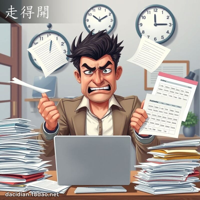 走得开 - 国语大辞典配图