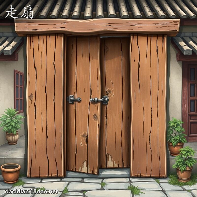 走扇 - 國語大辭典配圖