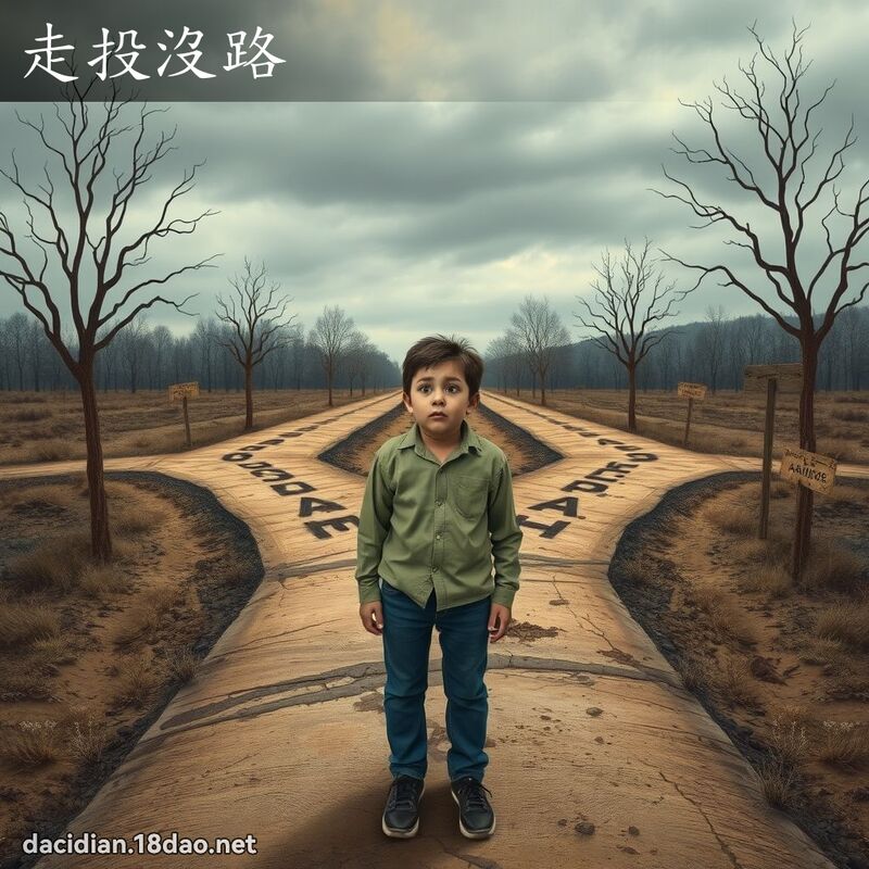 走投沒路 - 國語大辭典配圖