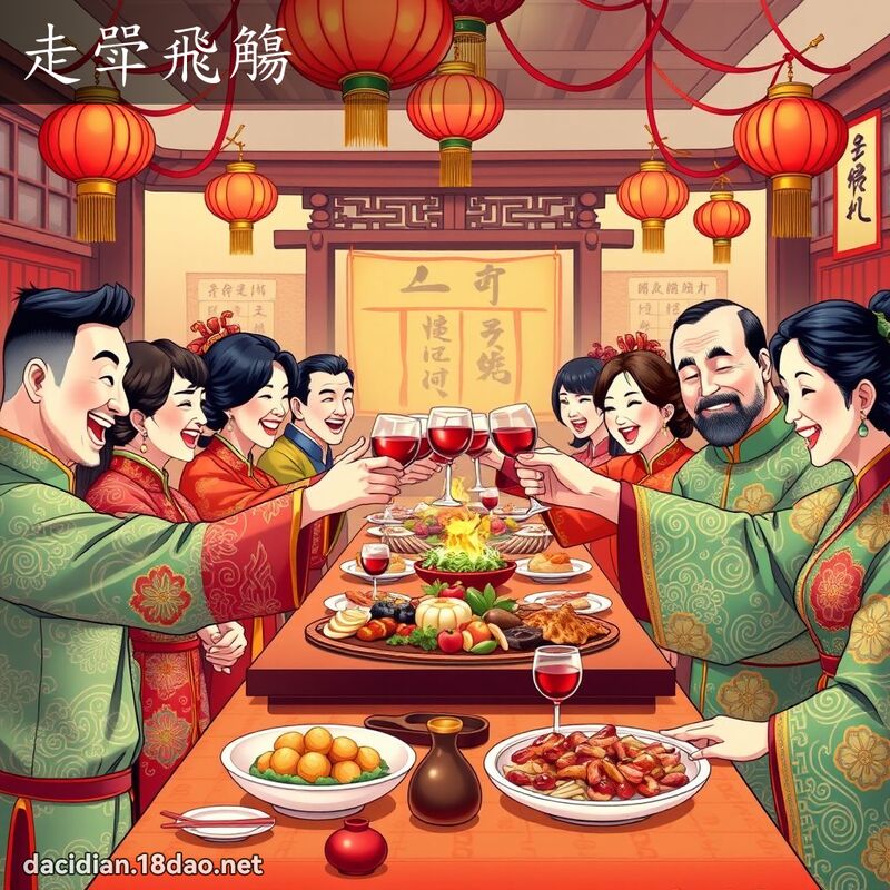 走斝飛觴 - 國語大辭典配圖