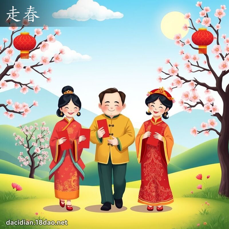 走春 - 國語大辭典配圖
