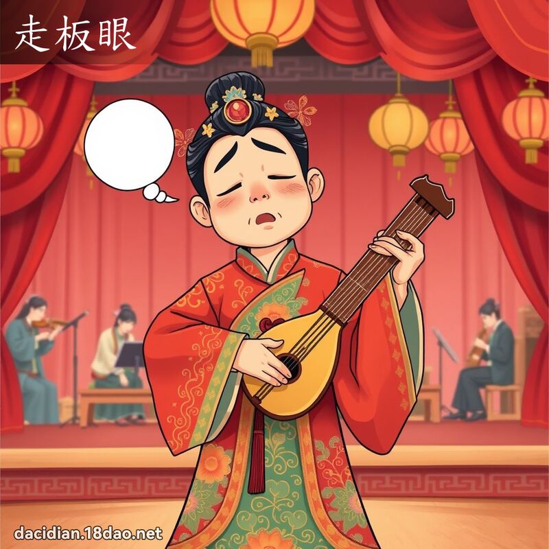 走板眼 - 國語大辭典配圖