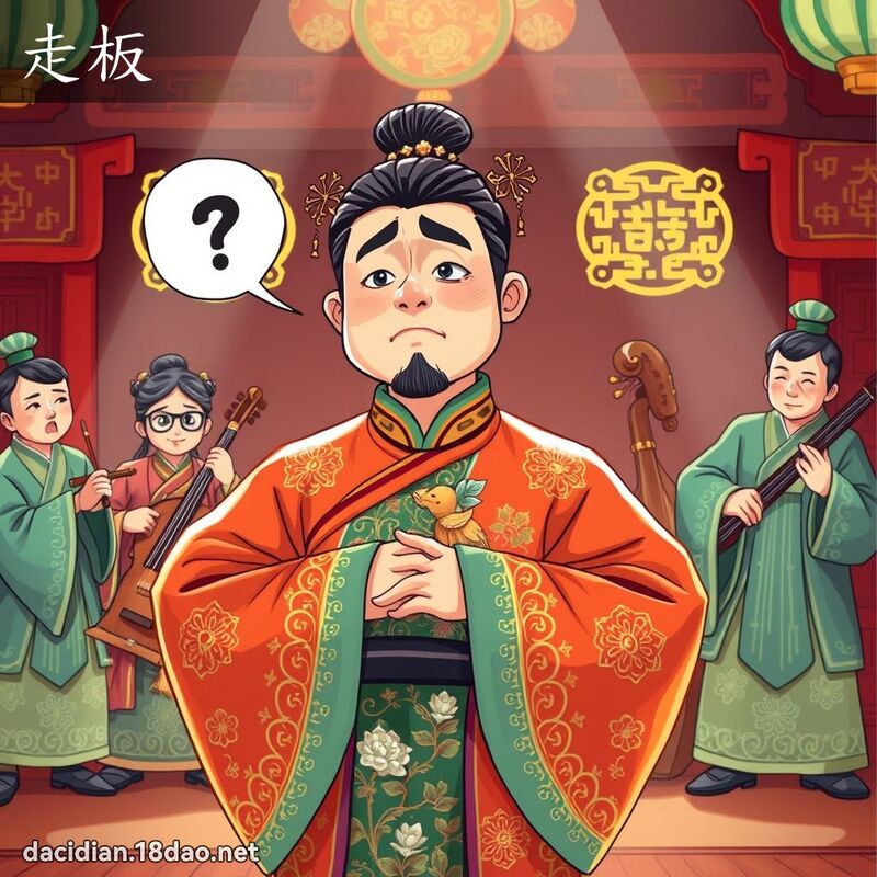 走板 - 國語大辭典配圖