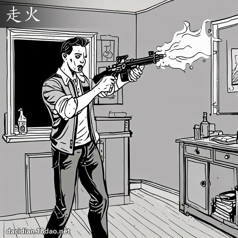 走火 - 國語大辭典配圖
