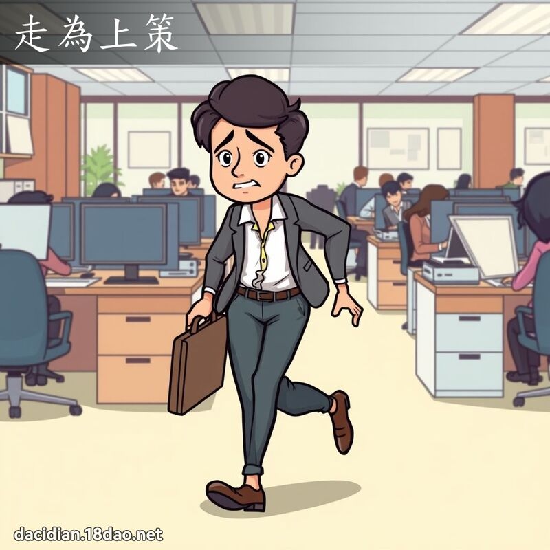 走為上策 - 國語大辭典配圖
