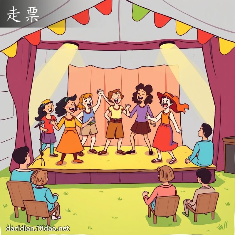 走票 - 國語大辭典配圖