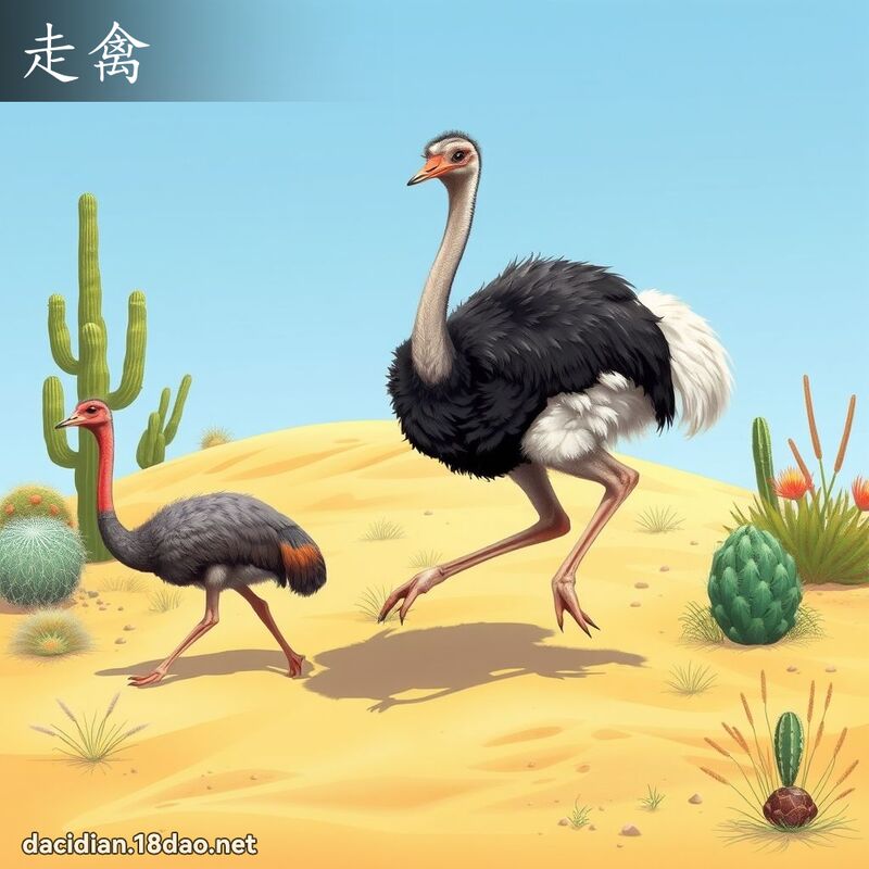 走禽 - 国语大辞典配图