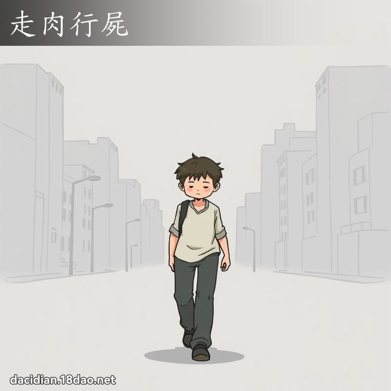 走肉行尸 - 国语大辞典配图