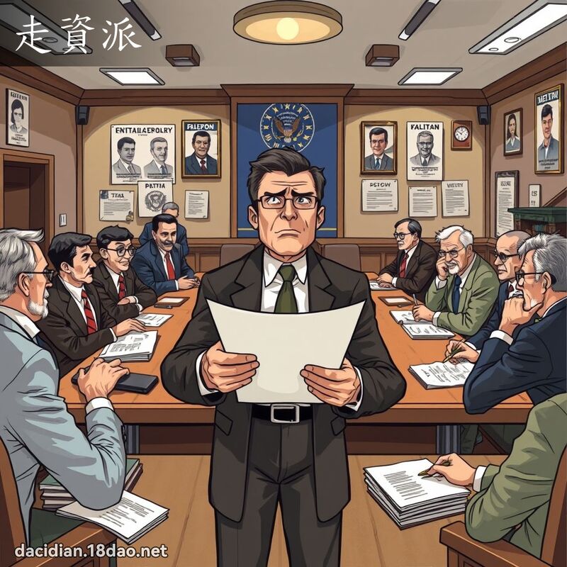 走资派 - 国语大辞典配图
