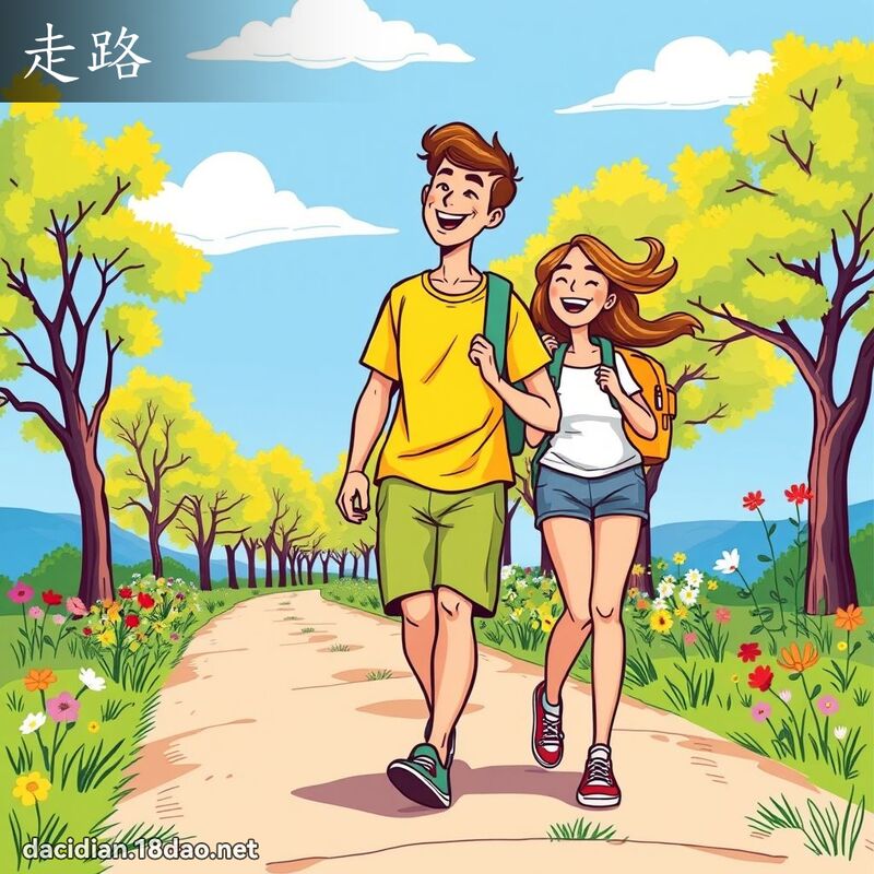走路 - 国语大辞典配图