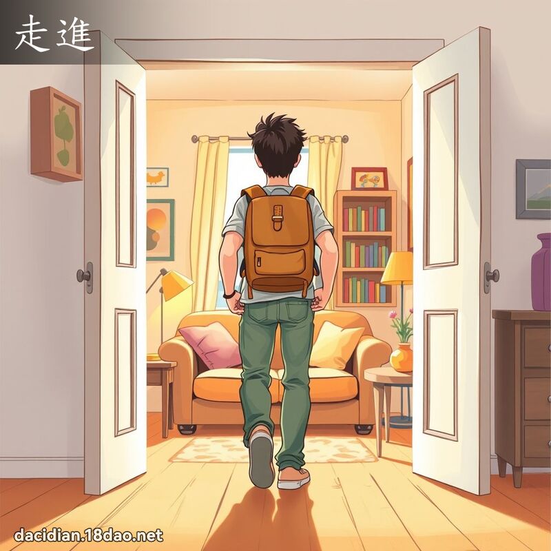走進 - 國語大辭典配圖