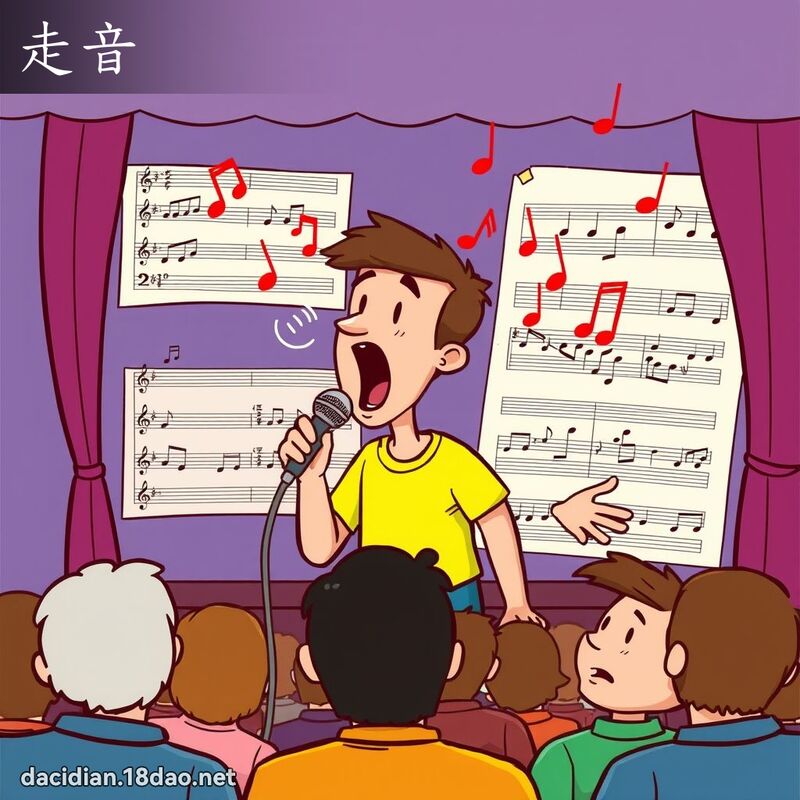 走音 - 国语大辞典配图