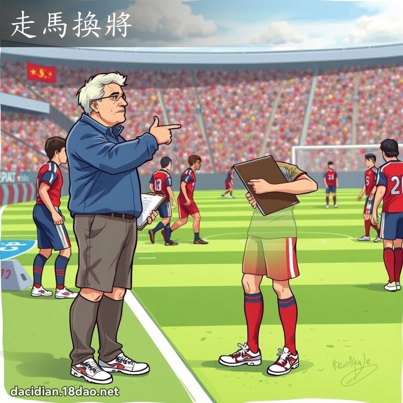 走馬換將 - 國語大辭典配圖