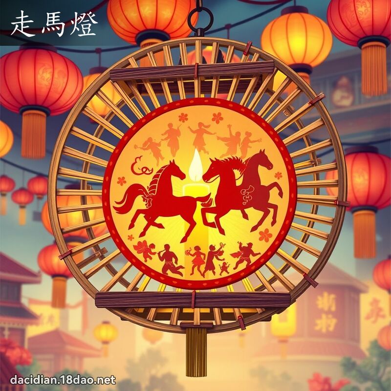 走馬燈 - 國語大辭典配圖