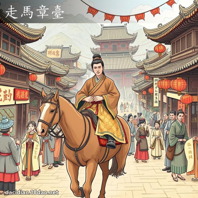 走马章台 - 国语大辞典配图