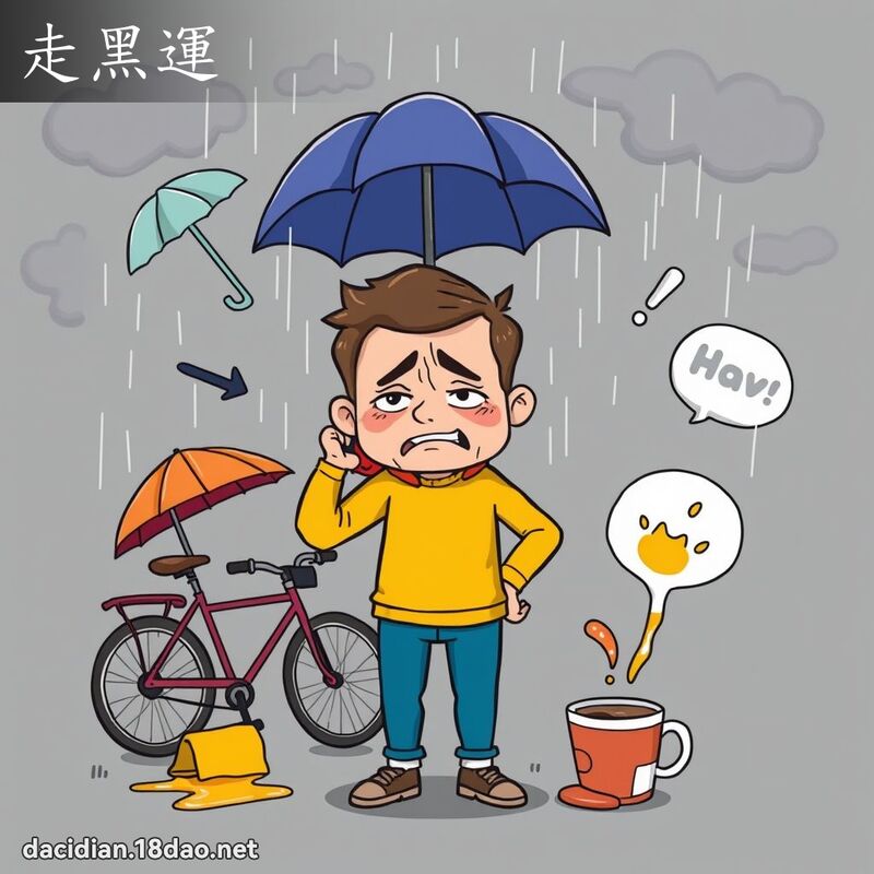 走黑运 - 国语大辞典配图