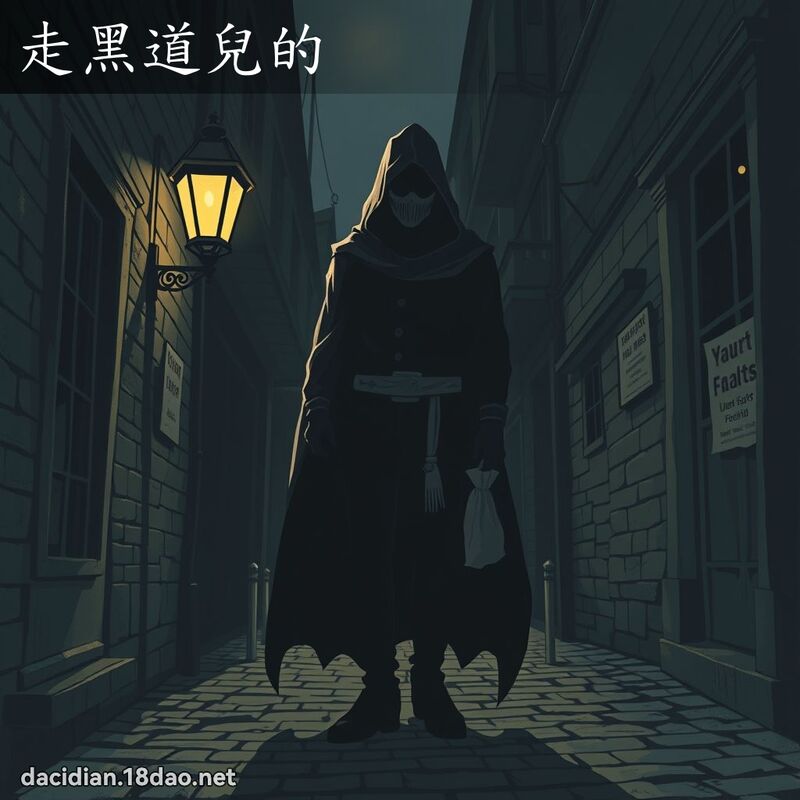 走黑道儿的 - 国语大辞典配图