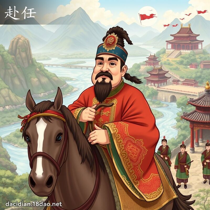 赴任 - 國語大辭典配圖