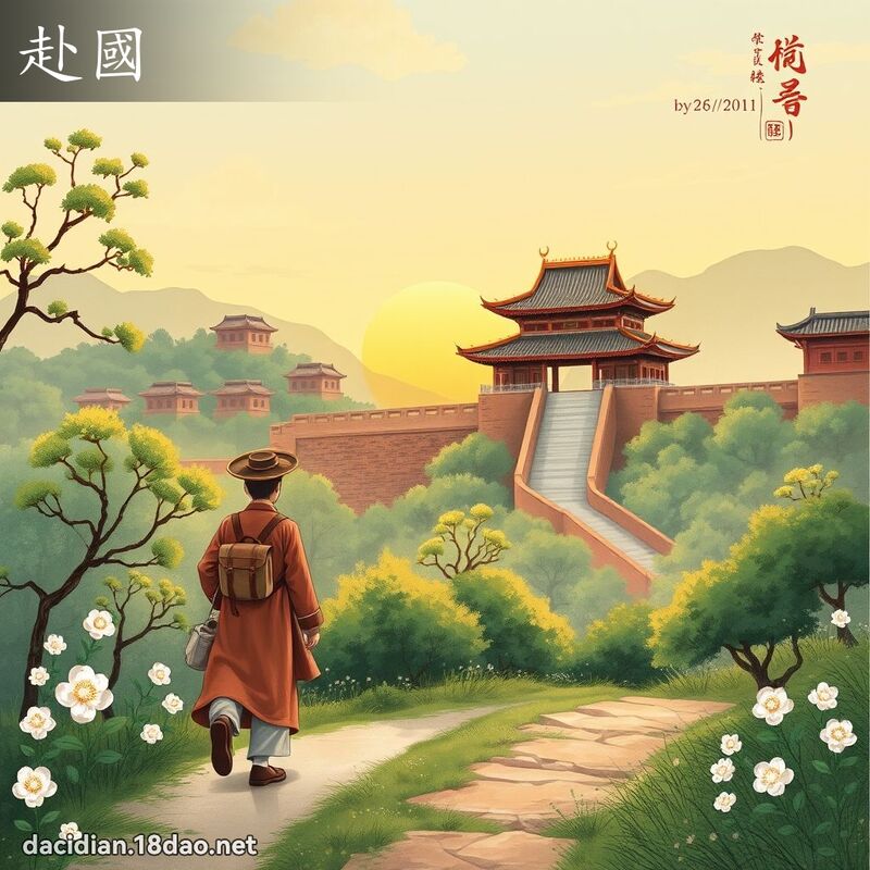 赴國 - 國語大辭典配圖