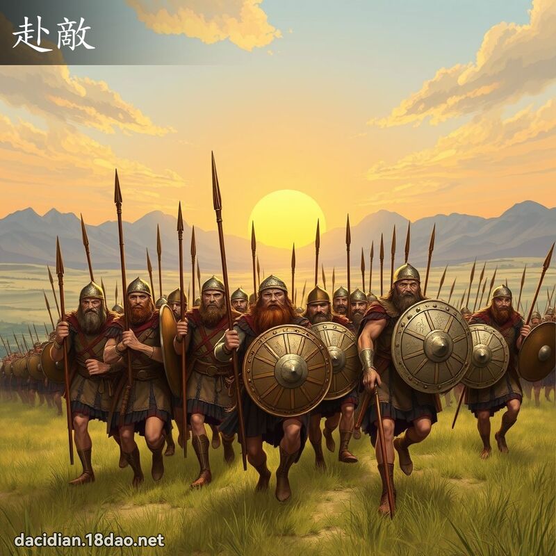 赴敵 - 國語大辭典配圖