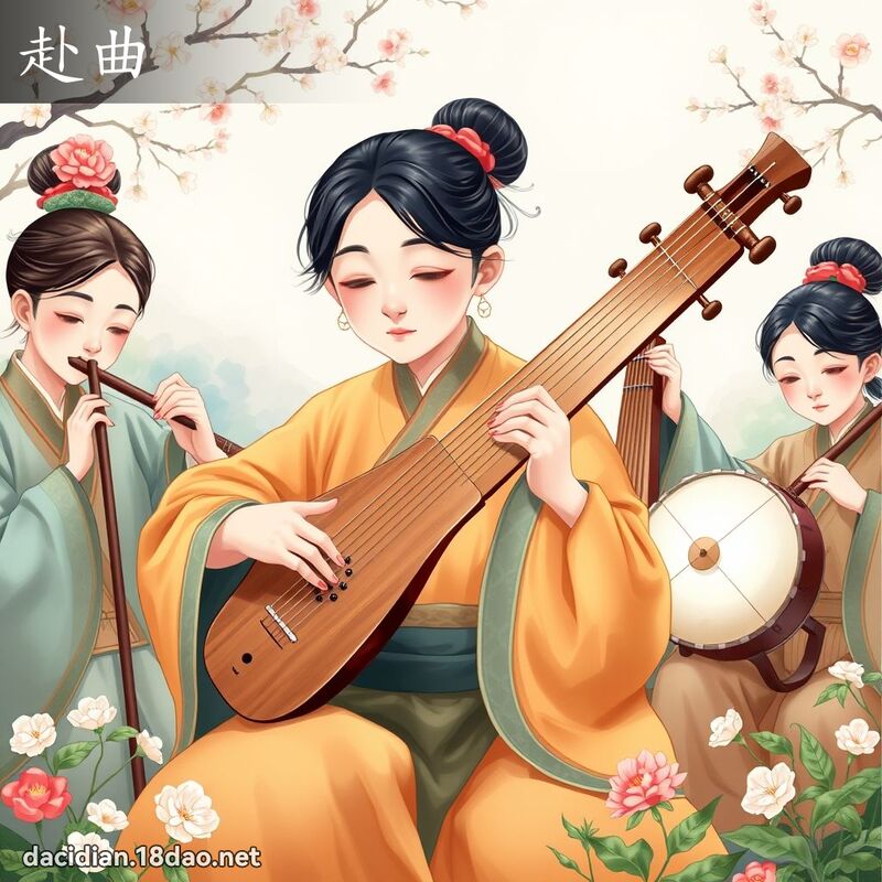 赴曲 - 國語大辭典配圖