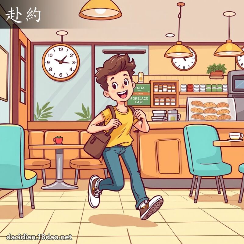 赴約 - 國語大辭典配圖