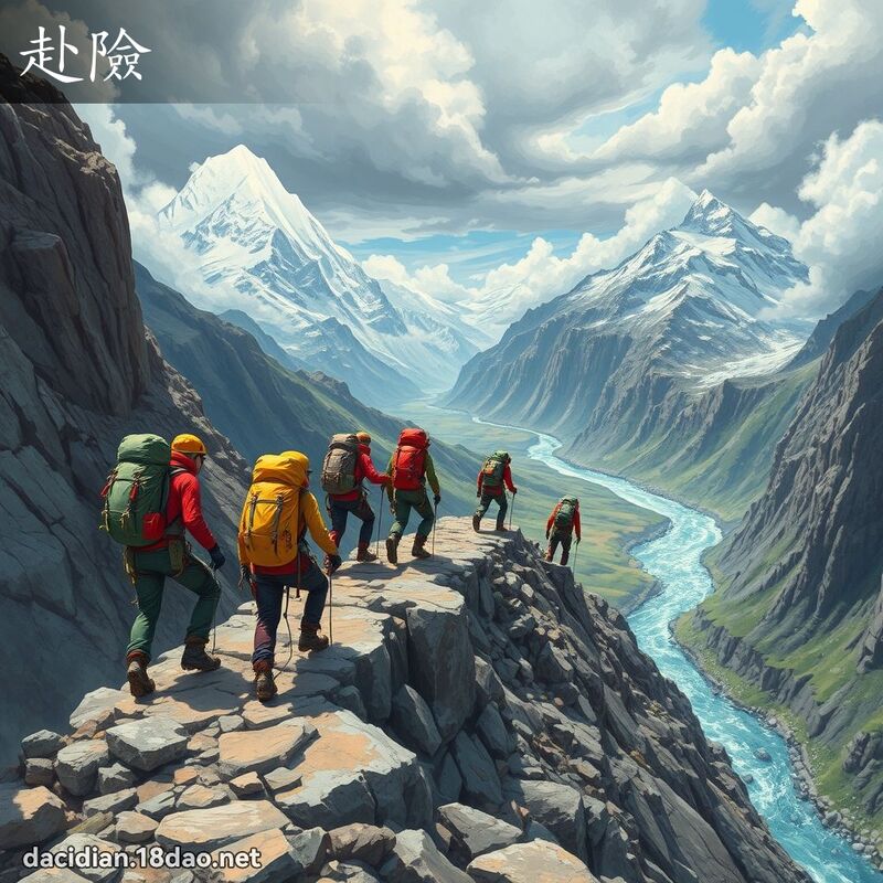 赴險 - 國語大辭典配圖