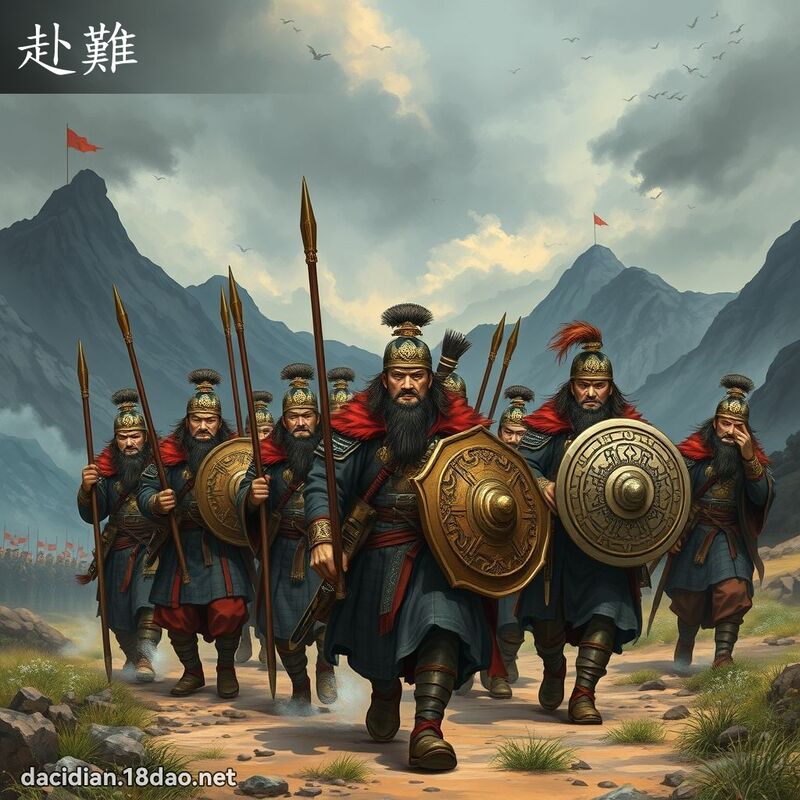 赴难 - 国语大辞典配图