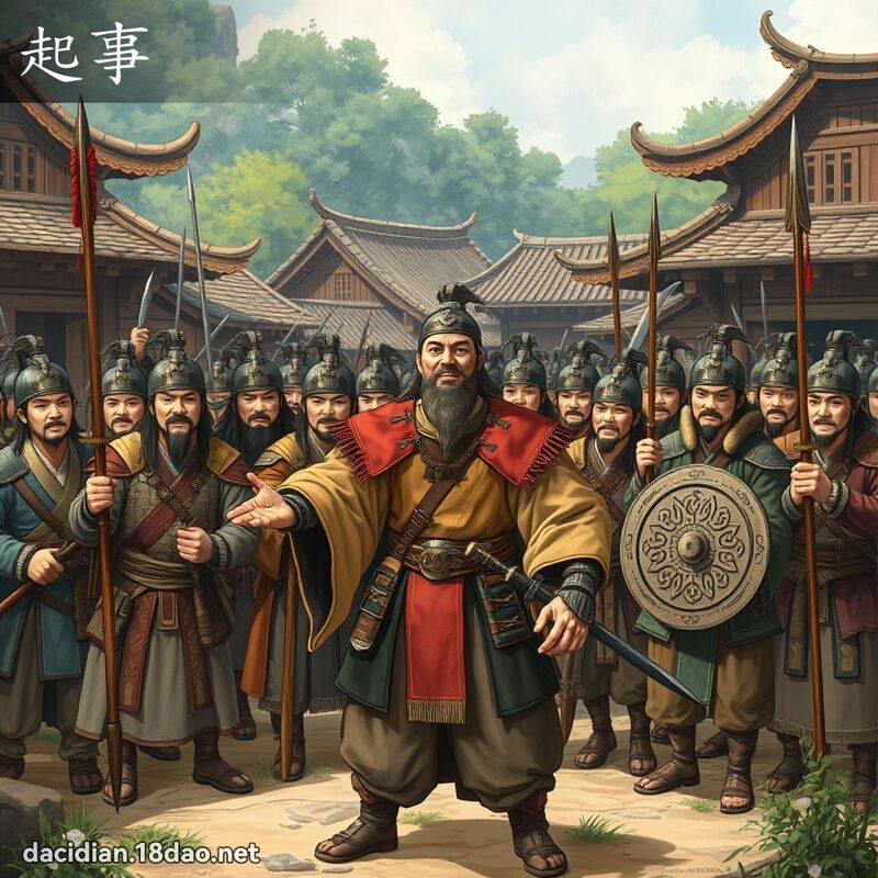 起事 - 国语大辞典配图