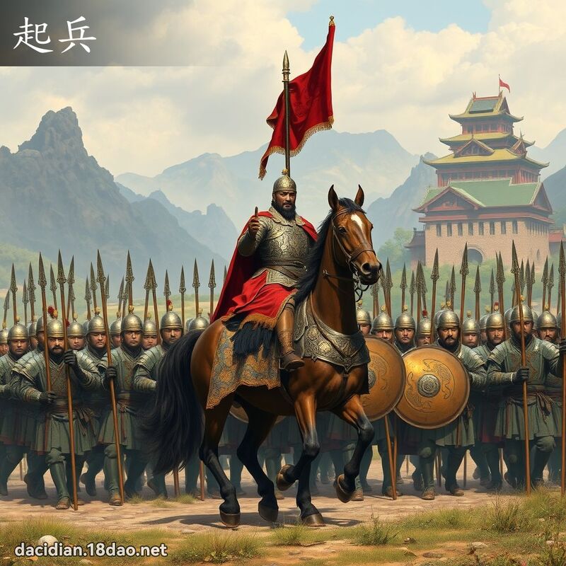起兵 - 國語大辭典配圖