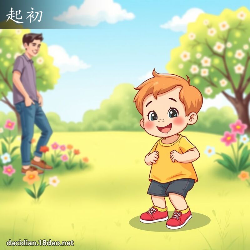 起初 - 国语大辞典配图