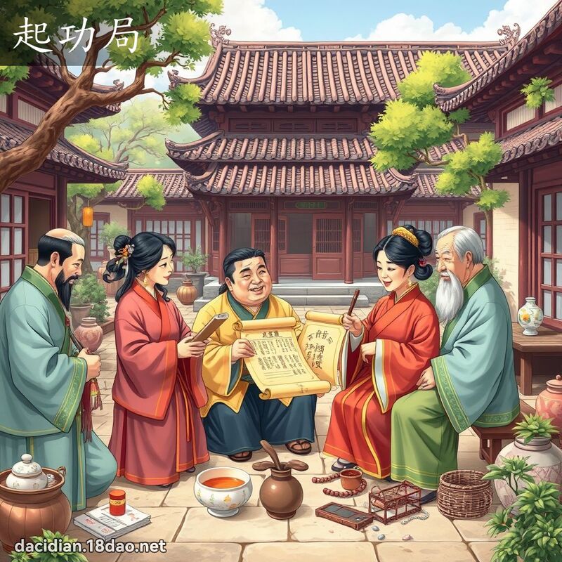 起功局 - 國語大辭典配圖