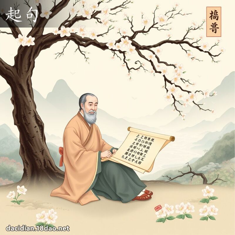 起句 - 国语大辞典配图