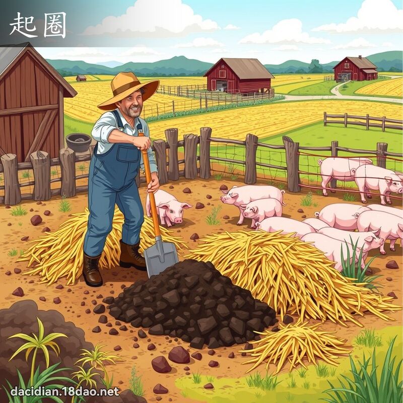 起圈 - 國語大辭典配圖