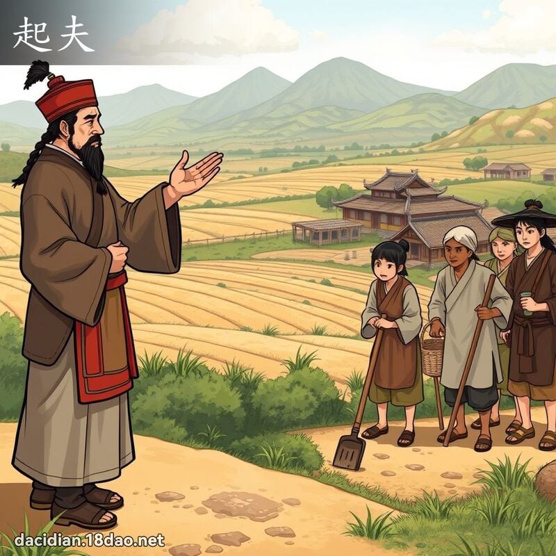 起夫 - 国语大辞典配图