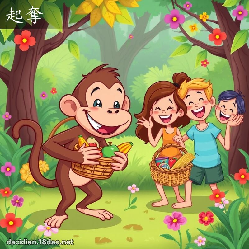 起夺 - 国语大辞典配图