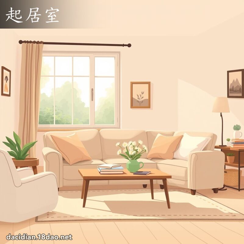 起居室 - 國語大辭典配圖