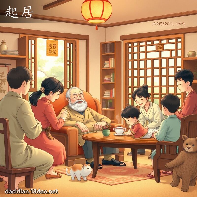 起居 - 國語大辭典配圖