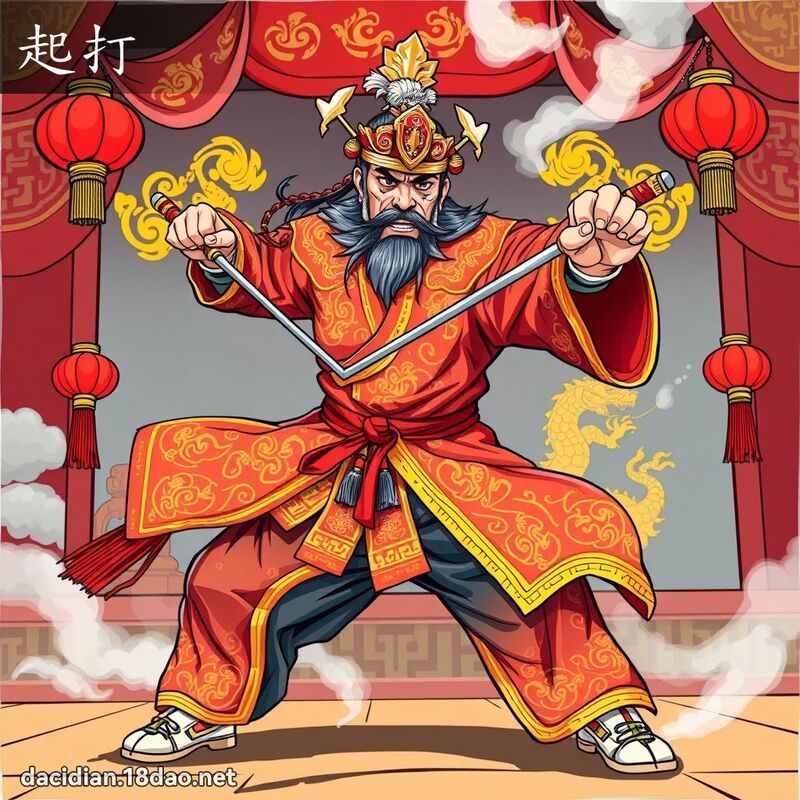起打 - 國語大辭典配圖