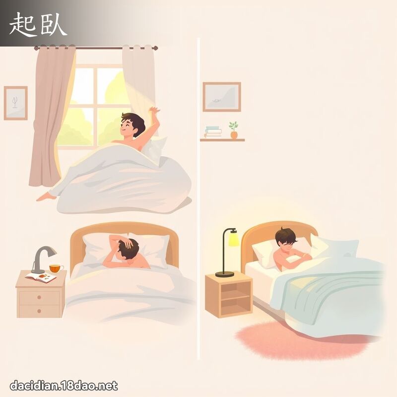 起臥 - 國語大辭典配圖