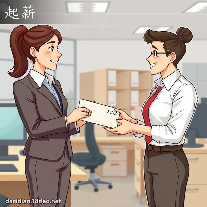 起薪 - 國語大辭典配圖