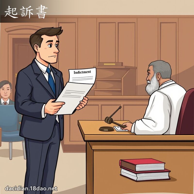 起诉书 - 国语大辞典配图