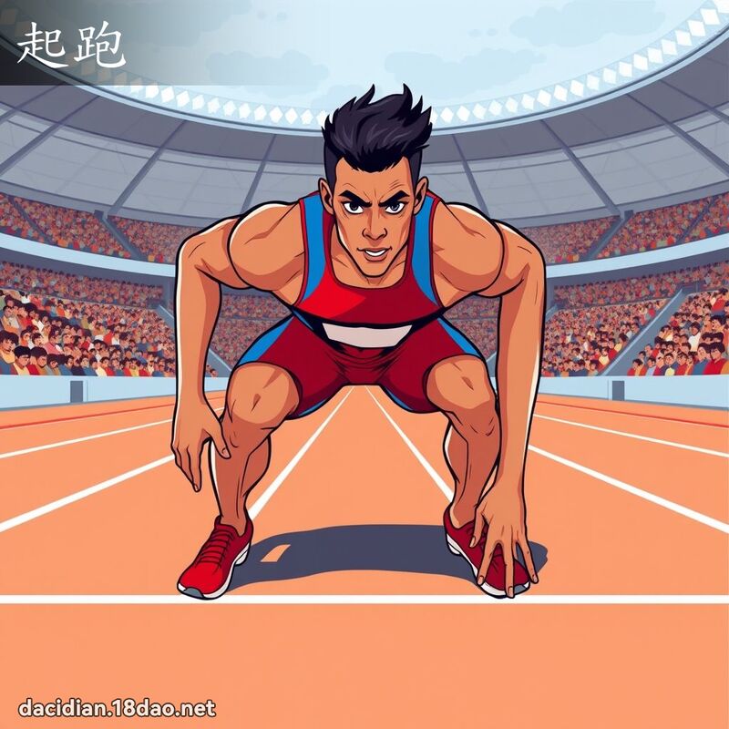 起跑 - 國語大辭典配圖
