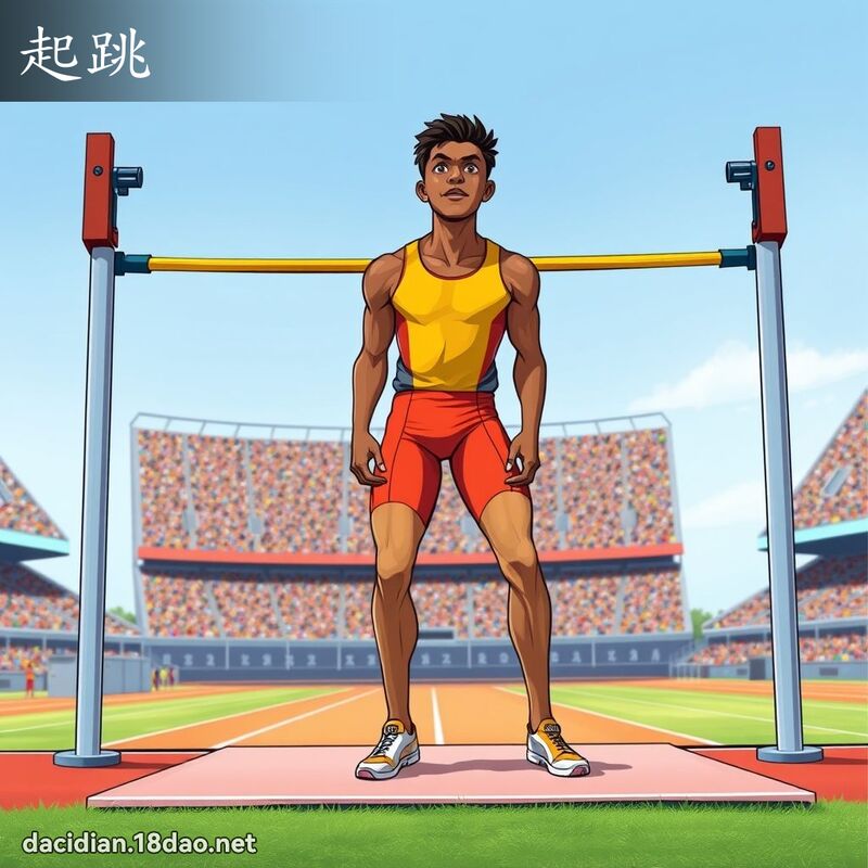 起跳 - 国语大辞典配图