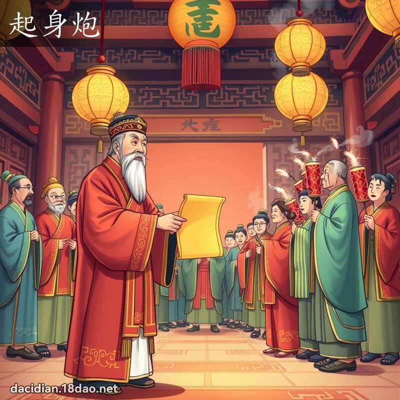 起身炮 - 国语大辞典配图