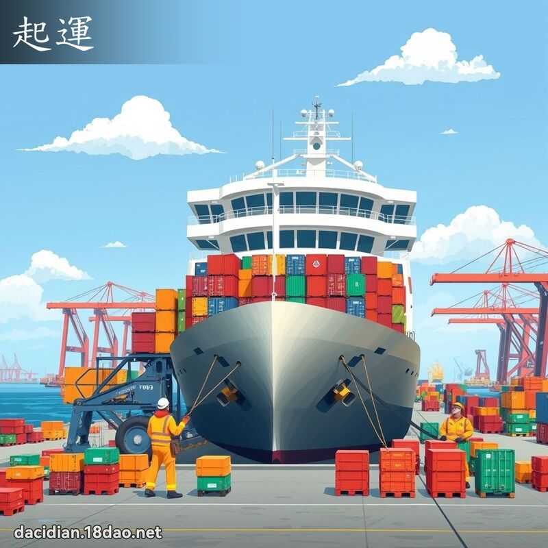 起运 - 国语大辞典配图